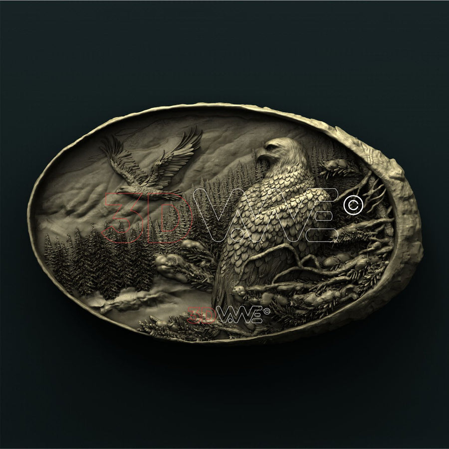 EAGLES 3D STL 3DWave
