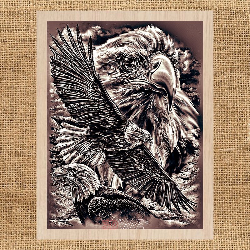EAGLES Glowforge laser file 3DWave