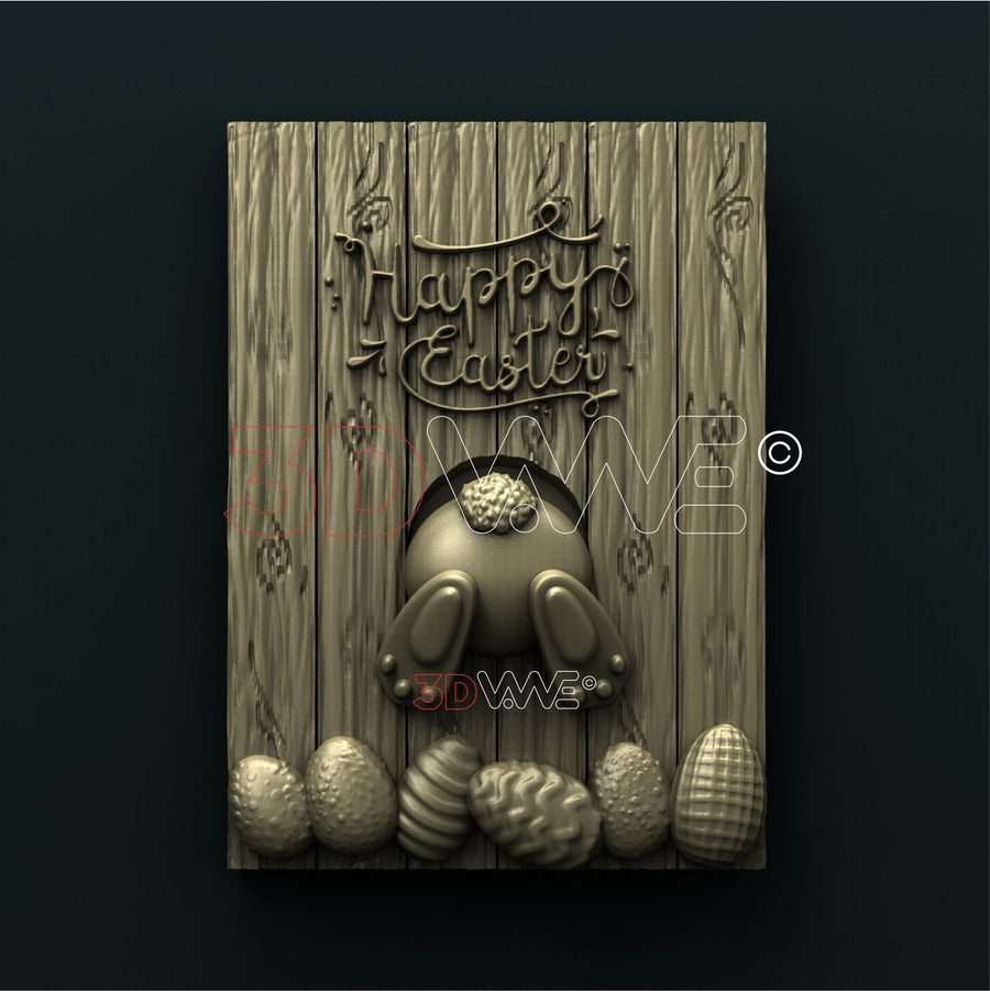 EASTER RABBIT 3D STL 3DWave