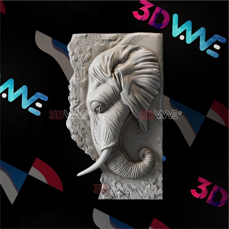 ELEPHANT 3d stl 3DWave.us