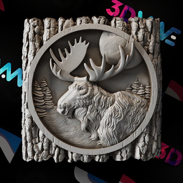 ELK 3d stl - 3DWave.us