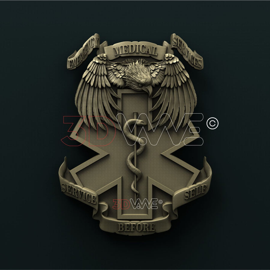 EMERGENCY MEDICAL SERVICE 3D STL 3DWave