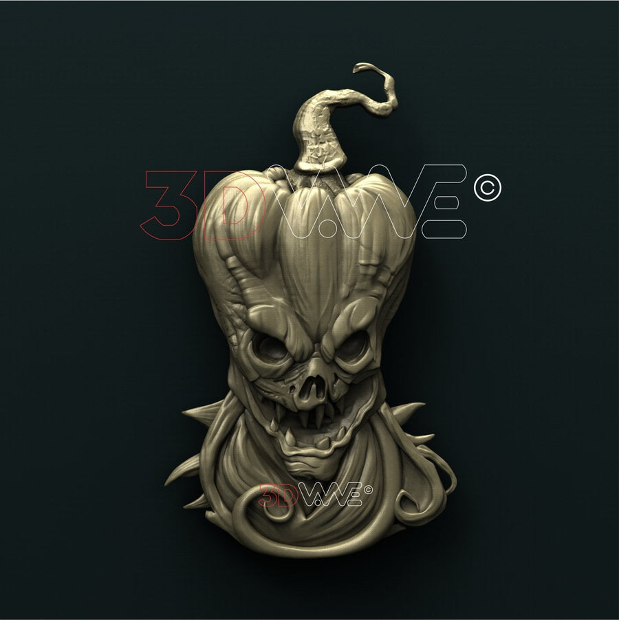EVIL PUMPKIN HEAD 3DWave