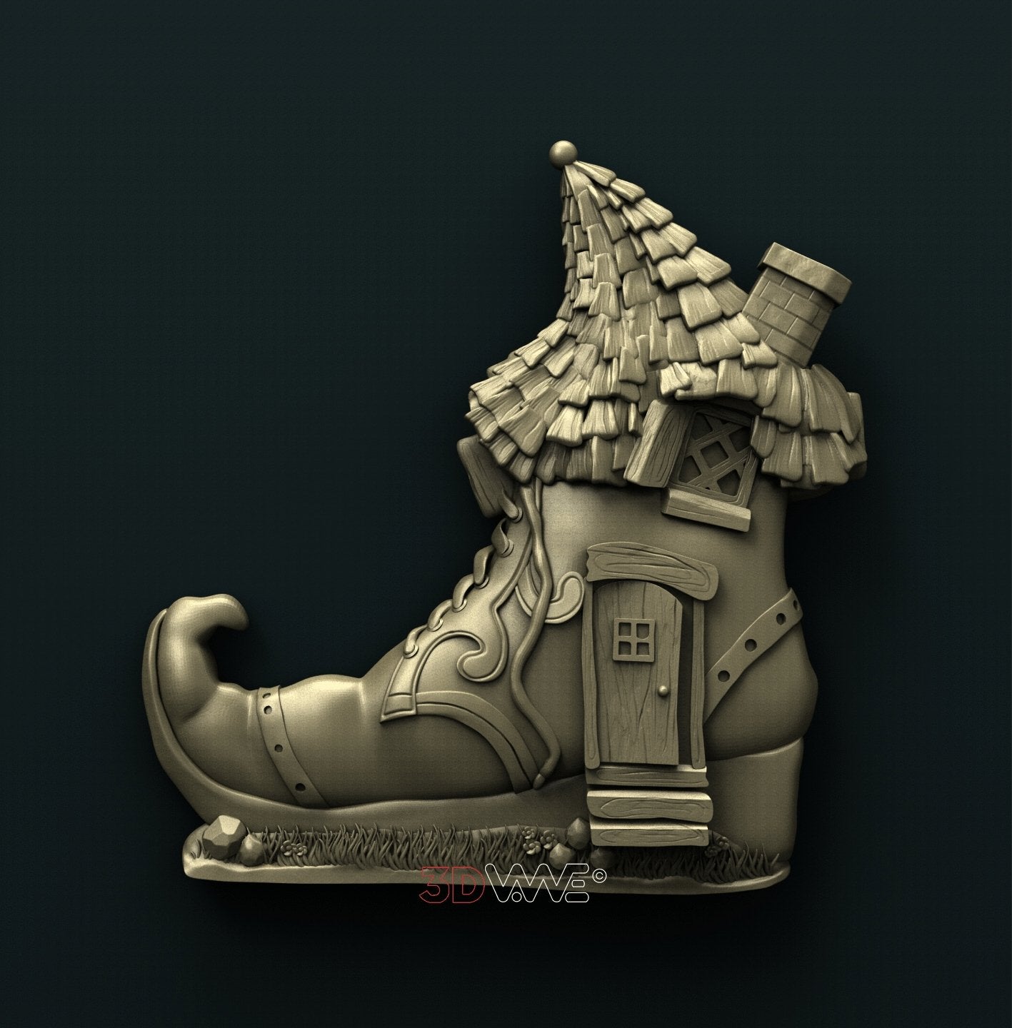FAIRY HOUSE 3D STL 3DWave