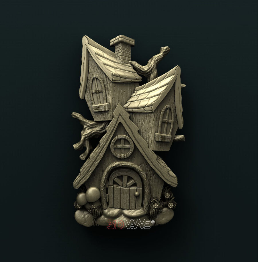 FAIRY HOUSE 3D STL 3DWave