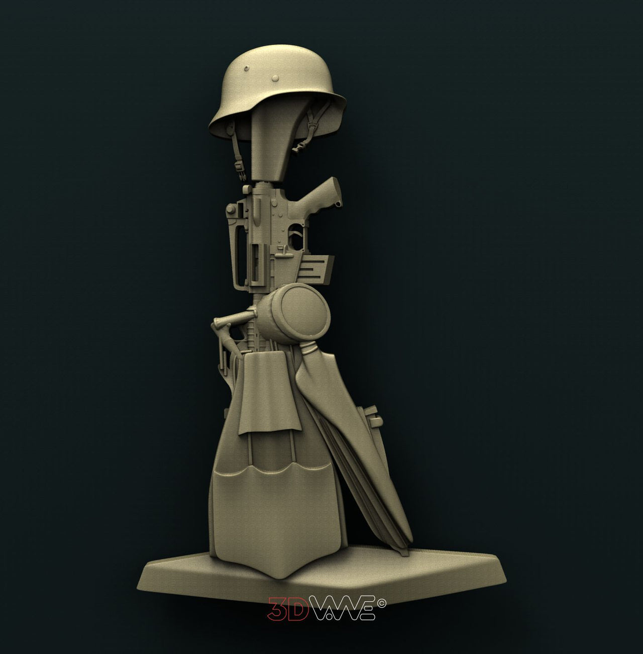 FALLEN HERO 3D STL 3DWave