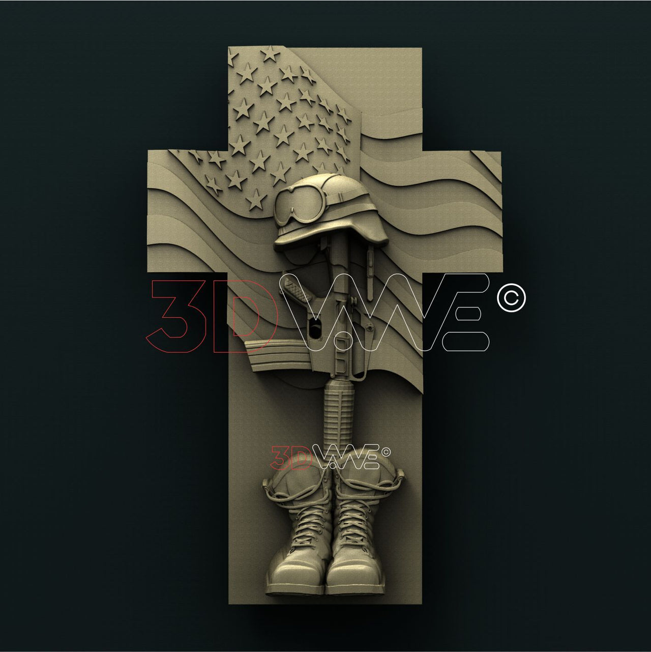 FALLEN HERO 3D STL 3DWave