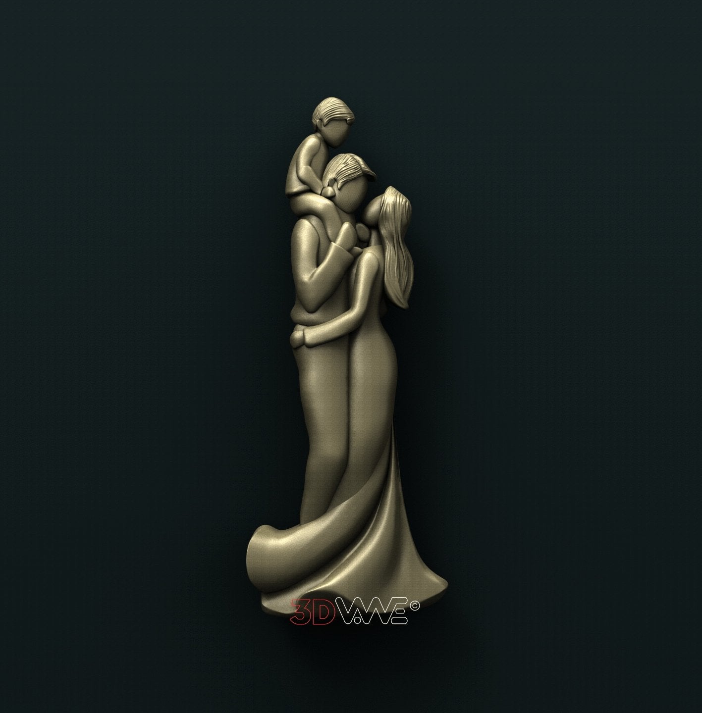 FAMILY 3D STL 3DWave