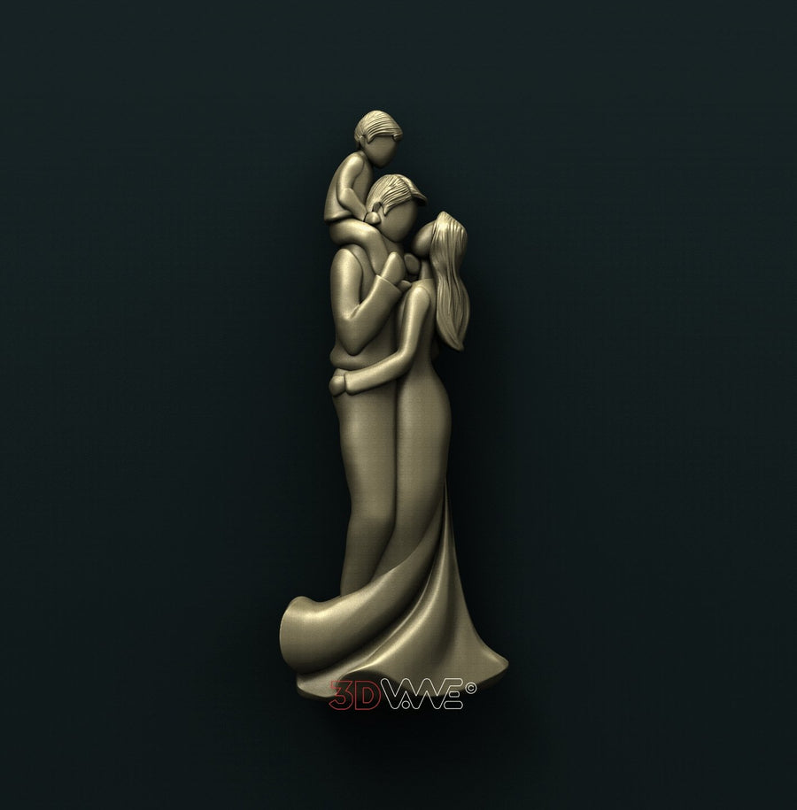 FAMILY 3D STL 3DWave