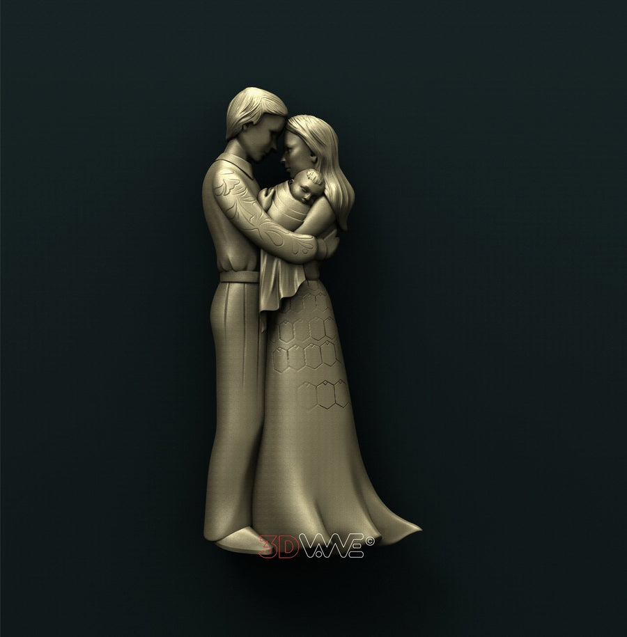 FAMILY 3D STL 3DWave