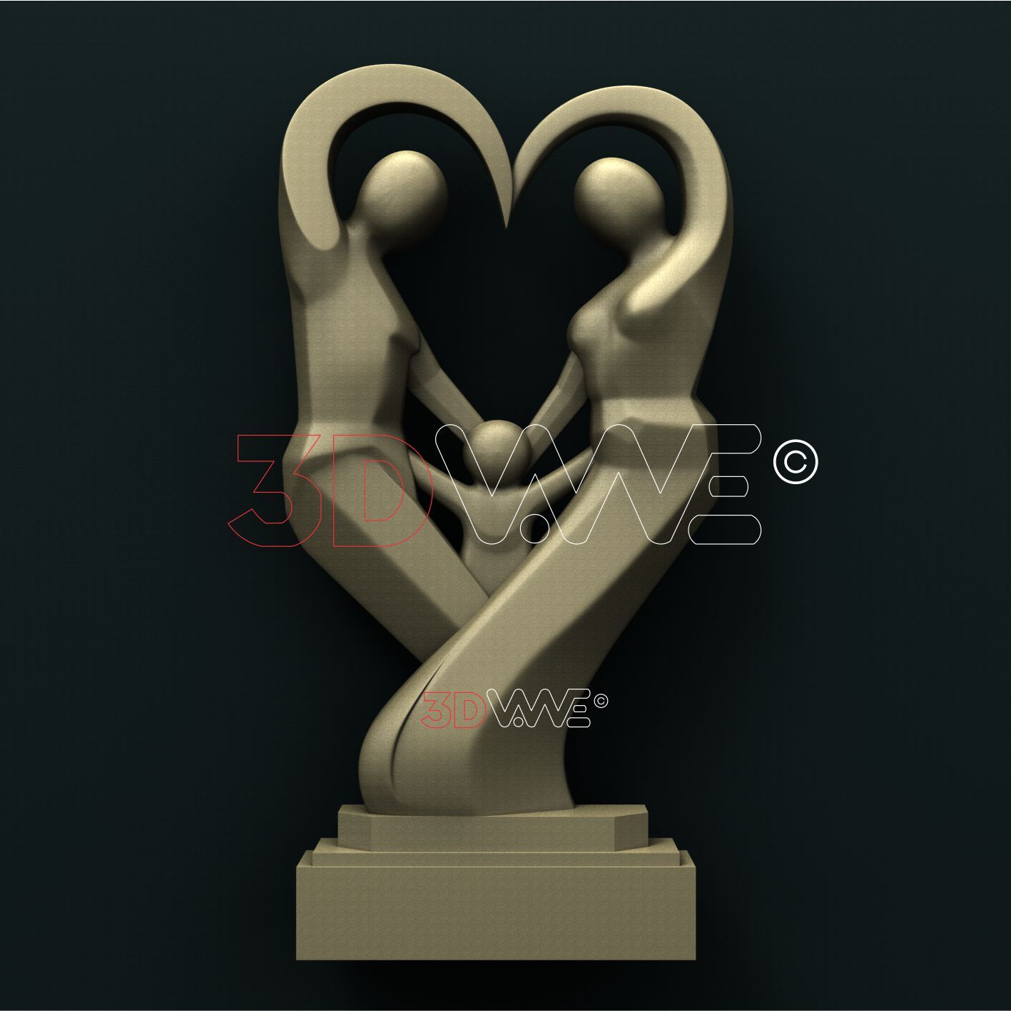 FAMILY 3D STL 3DWave