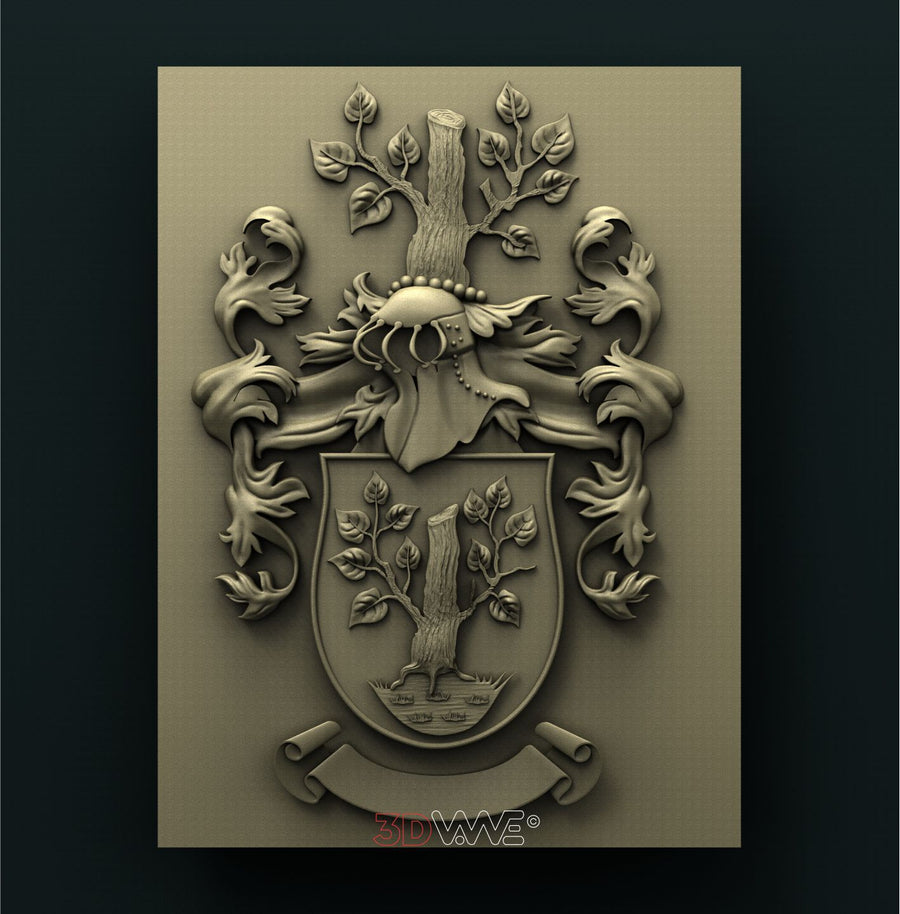 FAMILY CREST 3D STL 3DWave