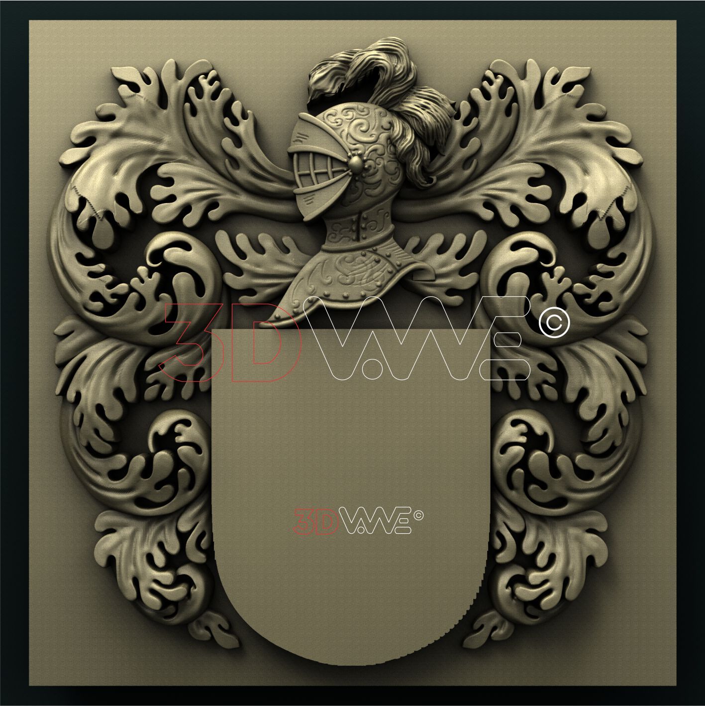 FAMILY CREST 3D STL 3DWave