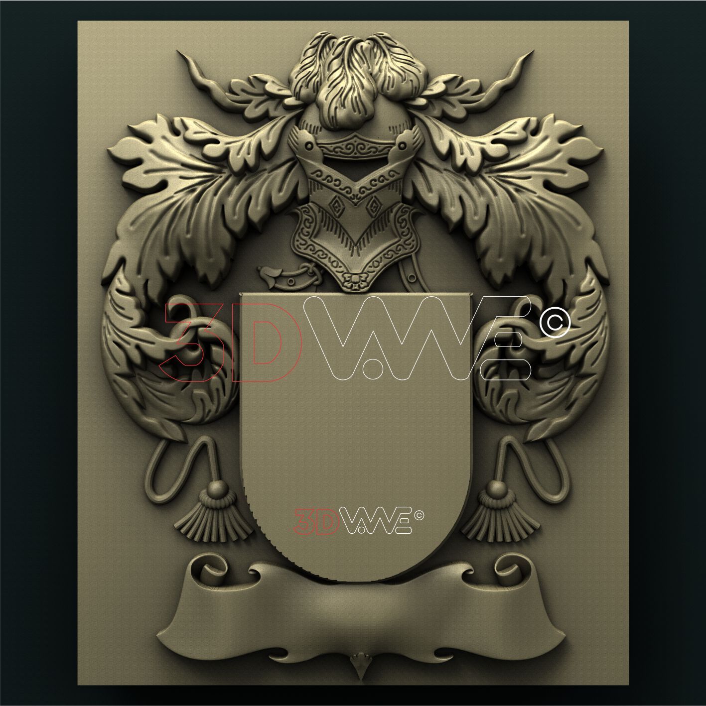 FAMILY CREST 3D STL 3DWave