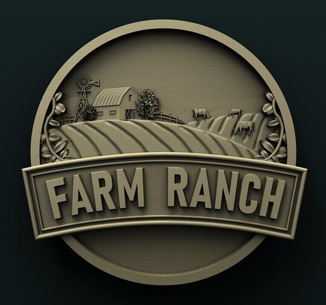 FARM SIGN 3D STL 3DWave
