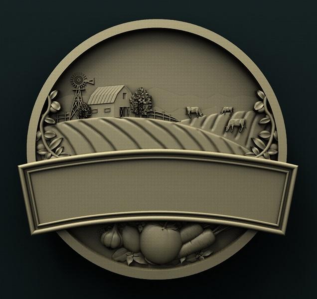FARM SIGN 3D STL 3DWave