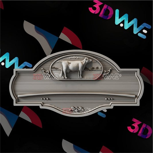 FARM WELCOME SIGN 3d stl 3DWave.us