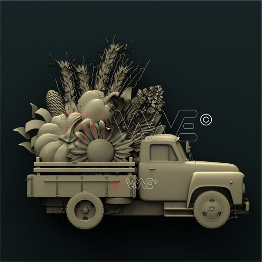 FARMER TRUCK 3D STL 3DWave