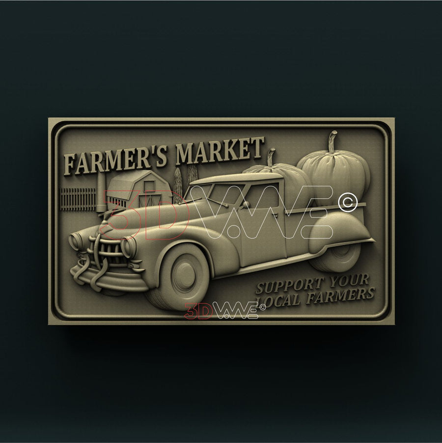 FARMER'S MARKET 3D STL 3DWave