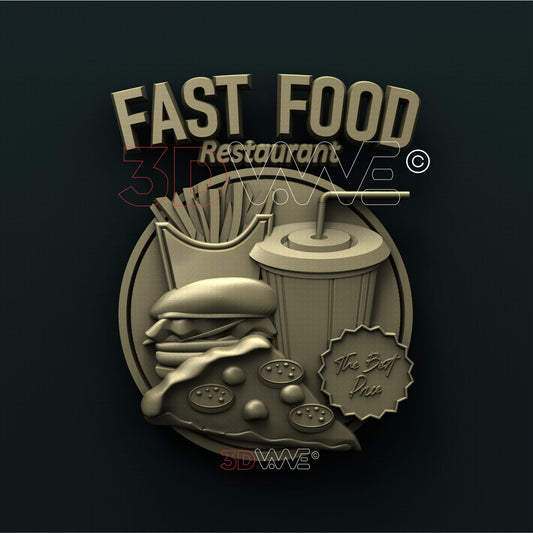 FASTFOOD 3D STL 3DWave