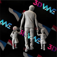 Thumbnail for FATHER AND DAUGHTERS 3d stl 3DWave.us
