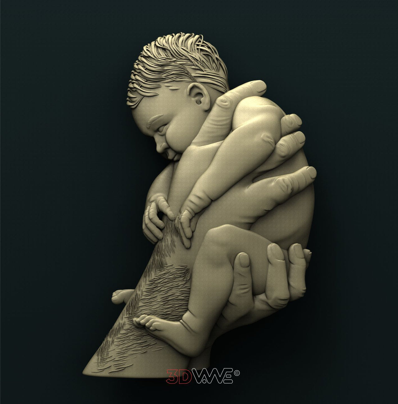 FATHER AND SON 3D STL 3DWave