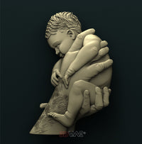 Thumbnail for FATHER AND SON 3D STL 3DWave