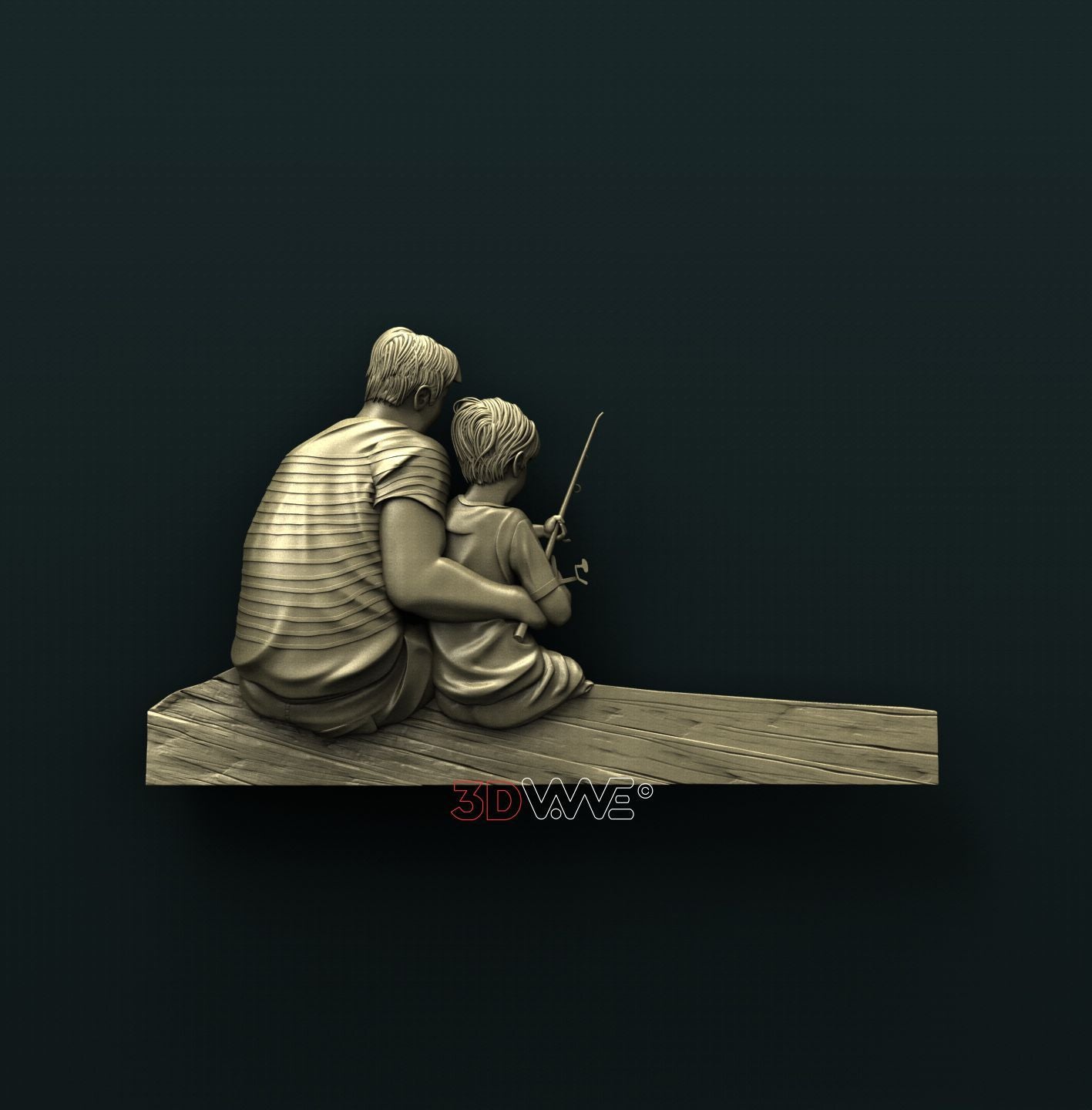 FATHER AND SON 3D STL 3DWave
