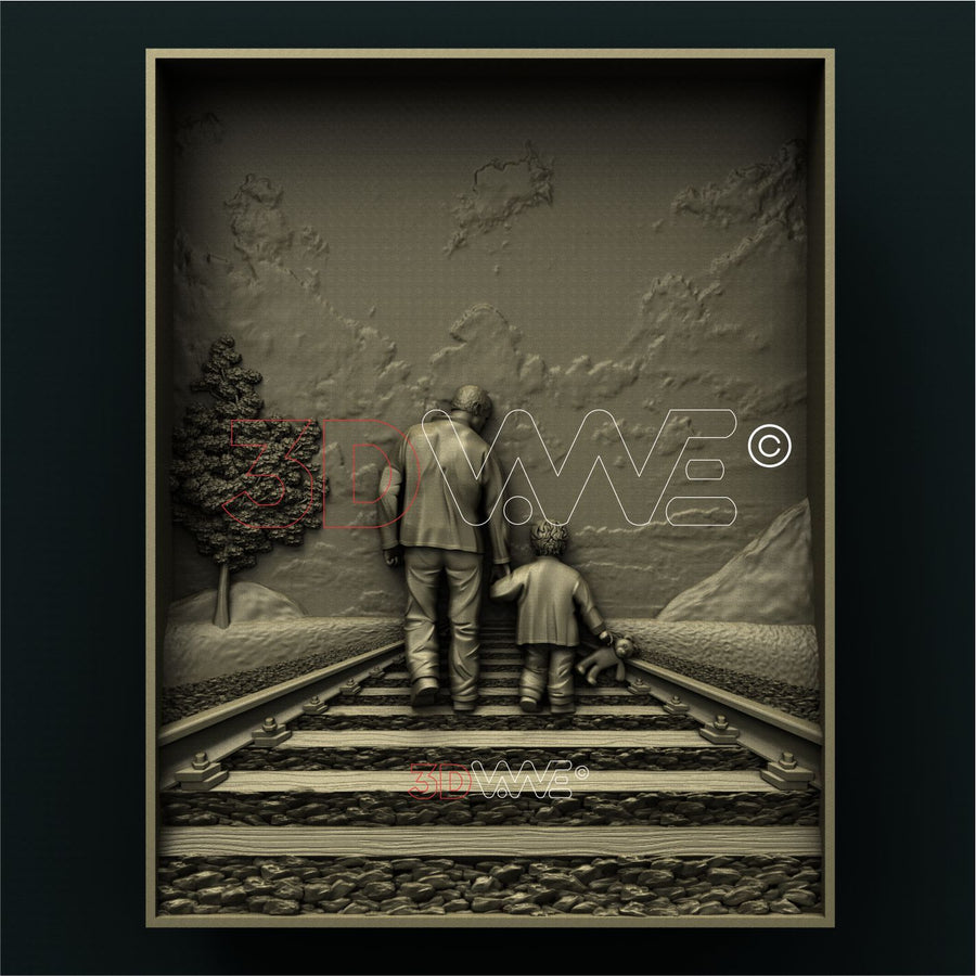 FATHER AND SON 3D STL 3DWave