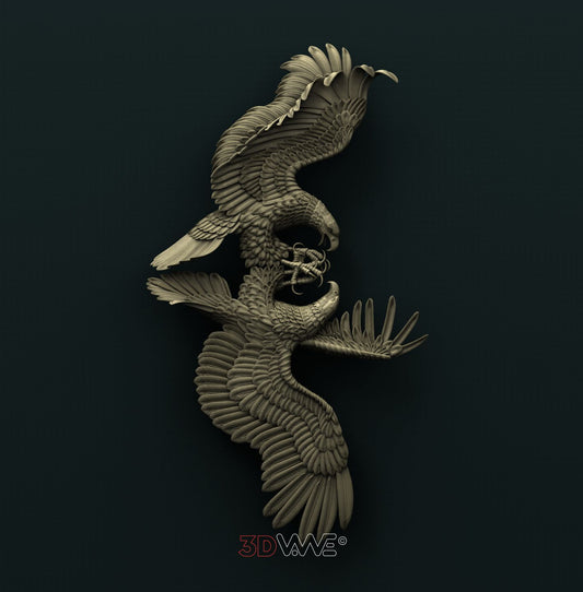 FIGHTING EAGLES 3D STL 3DWave