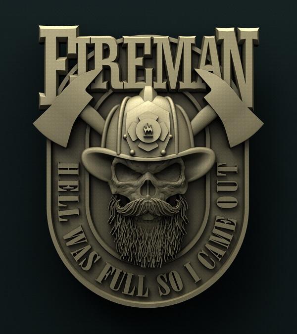 FIREFIGHTER 3D STL 3DWave