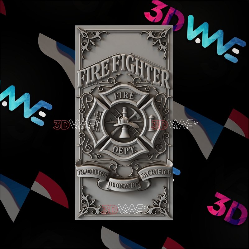 FIREFIGHTER 3d stl 3DWave.us
