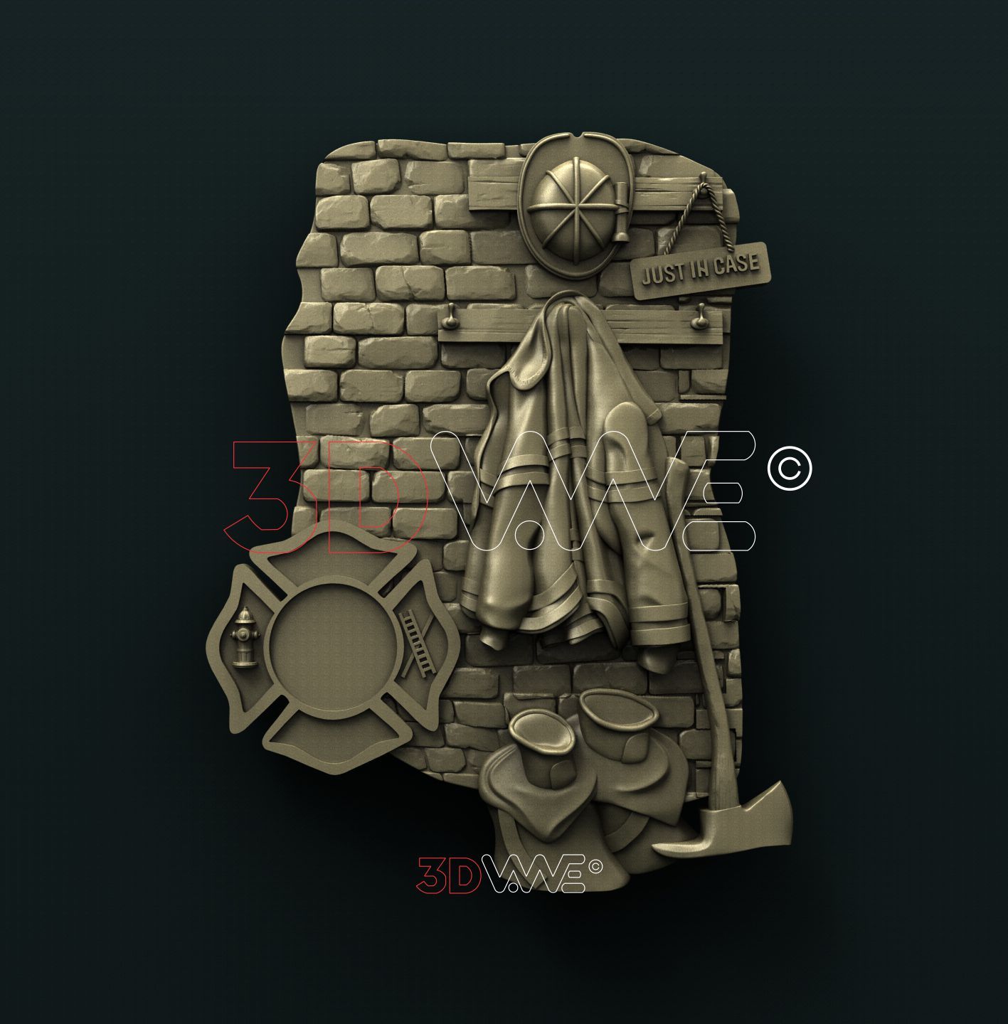 FIREFIGHTER 3D STL 3DWave