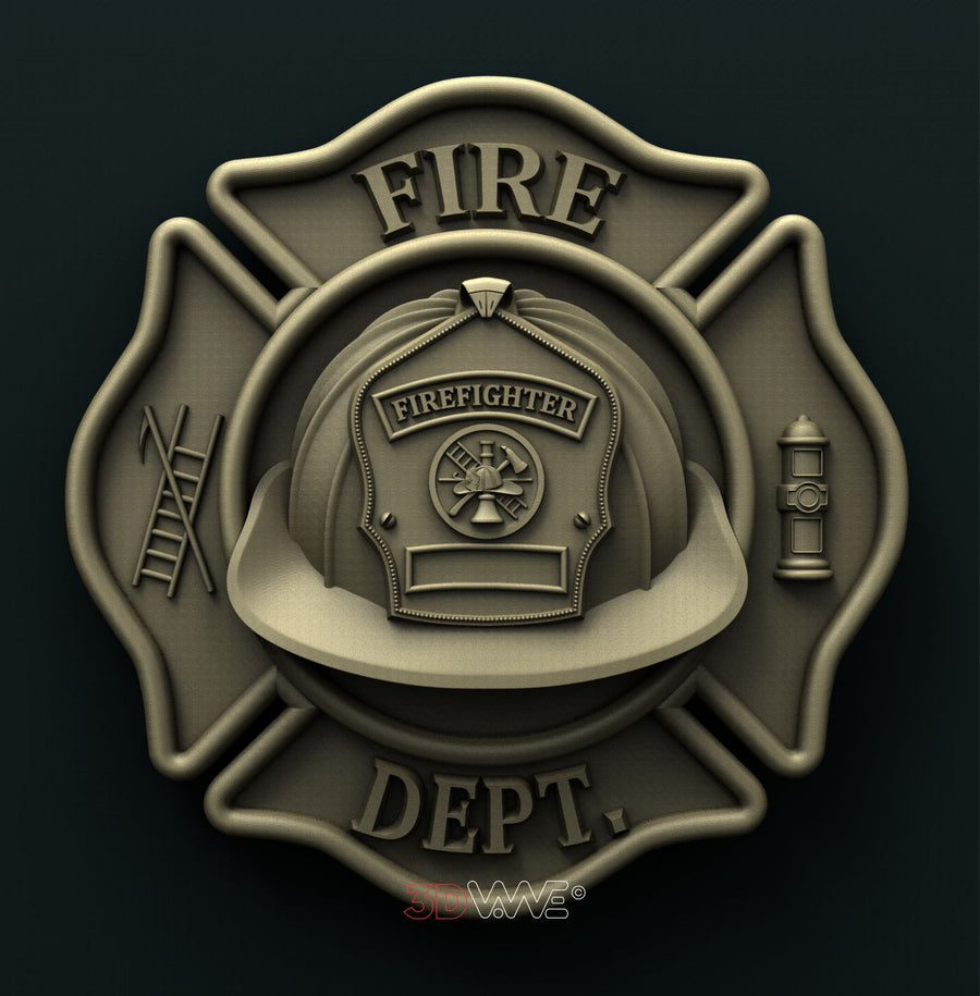 FIREFIGHTER 3D STL 3DWave