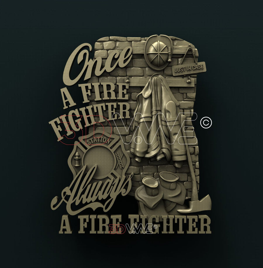 FIREFIGHTER 3D STL 3DWave