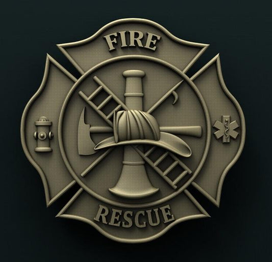 FIREFIGHTER 3D STL 3DWave