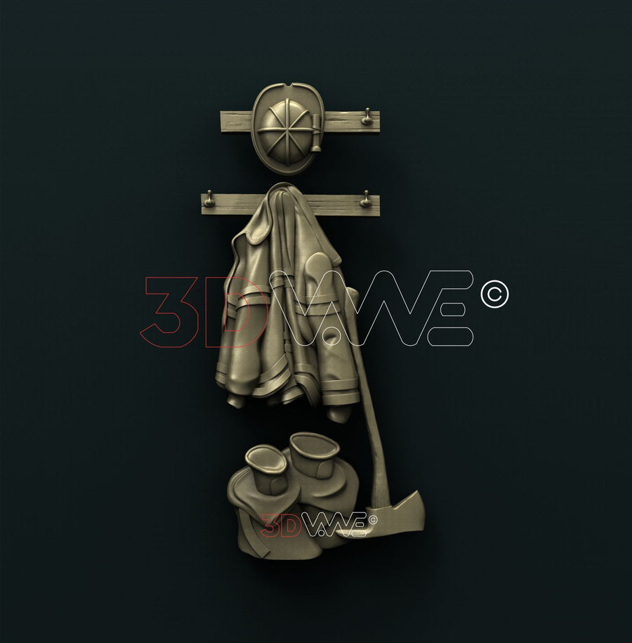 FIREFIGHTER 3D STL 3DWave