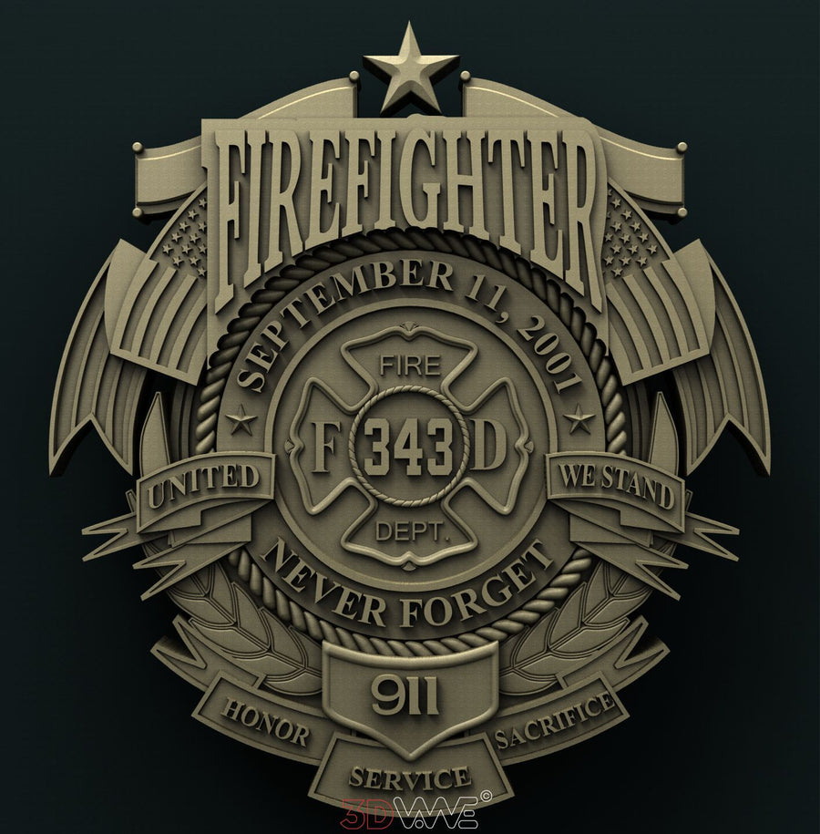 FIREFIGHTER 3D STL 3DWave