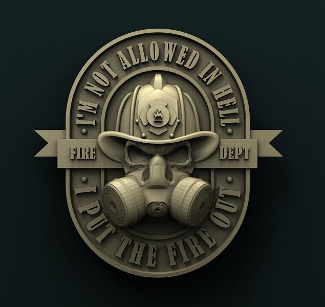 FIREFIGHTER 3D STL 3DWave