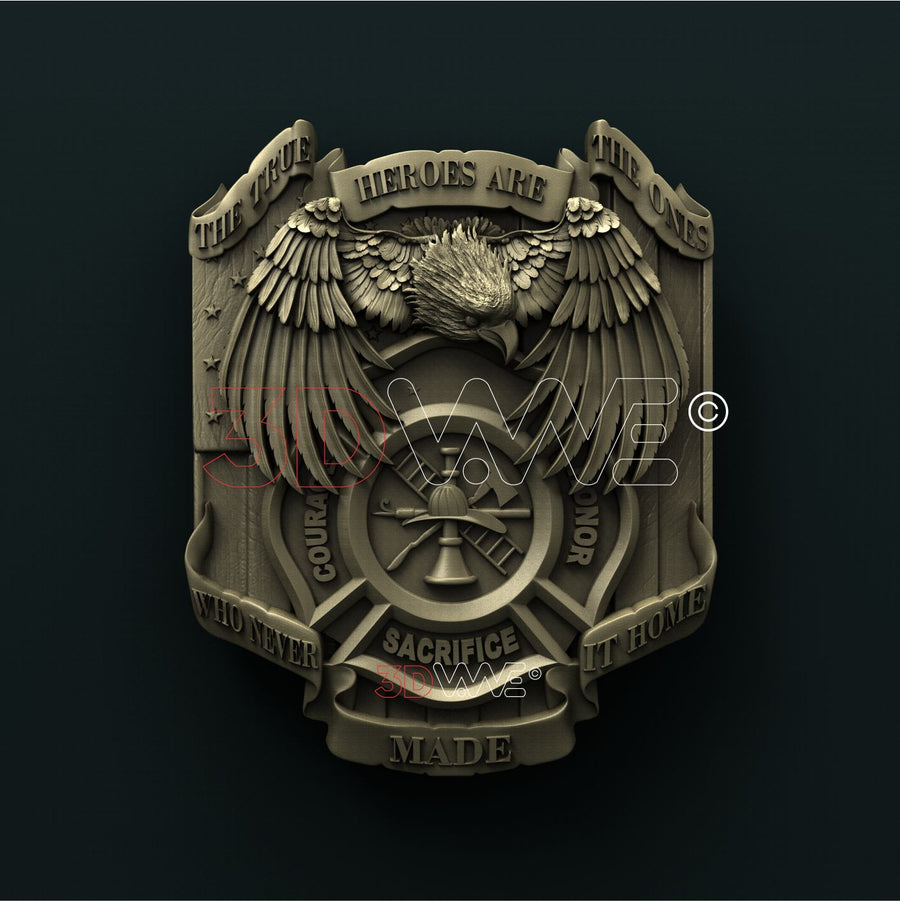 FIREFIGHTER 3D STL 3DWave