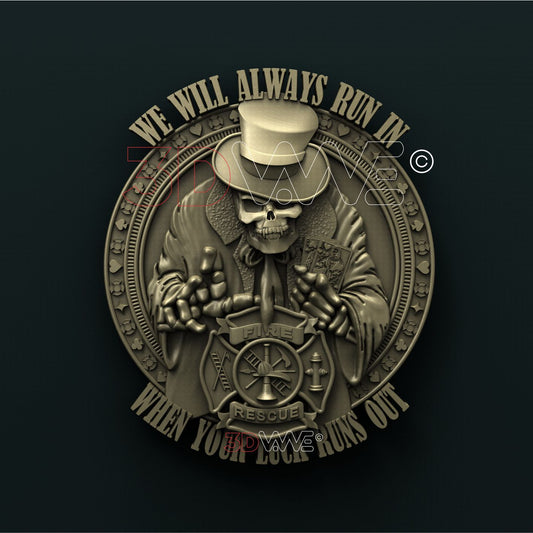 FIREFIGHTER SKULL 3D STL 3DWave