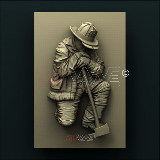FIREMAN 3D STL 3DWave