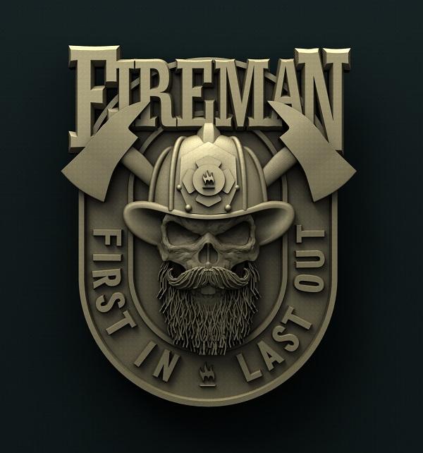 FIREMAN 3D STL 3DWave