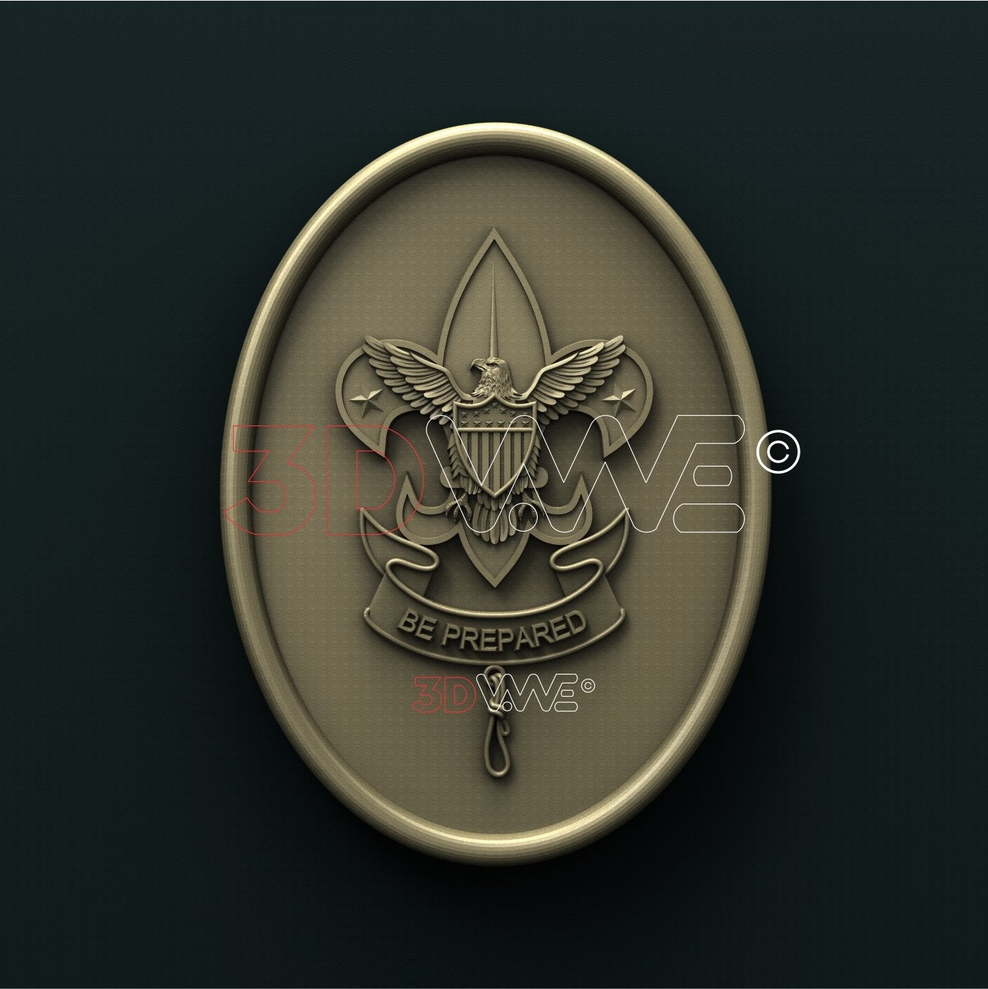 FIRST CLASS BOY SCOUT RANK 3D STL 3DWave