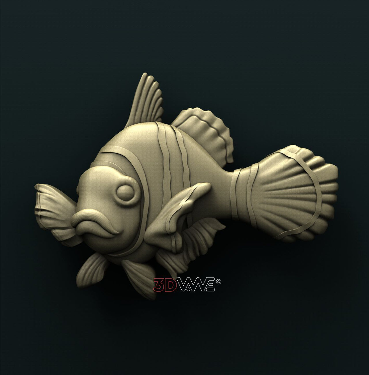 FISH 3D STL 3DWave