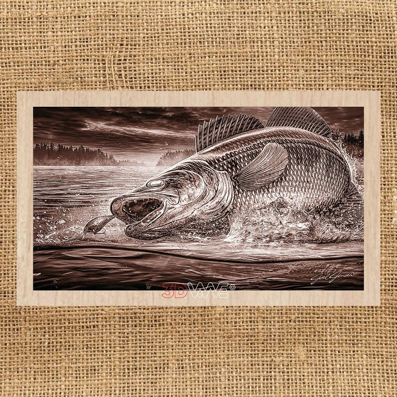 FISH pyroprinter & laser-ready file 3DWave.us