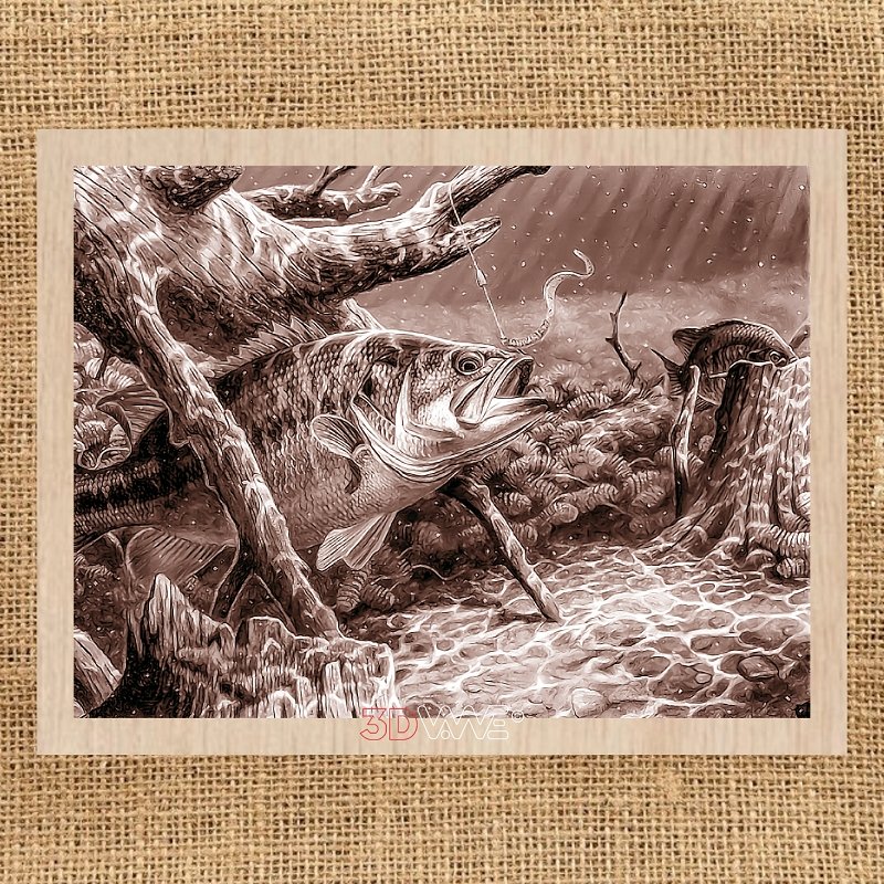 FISH pyroprinter & laser-ready file 3DWave.us