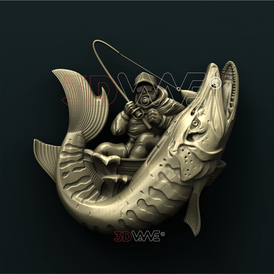 FISHERMAN 3D STL 3DWave