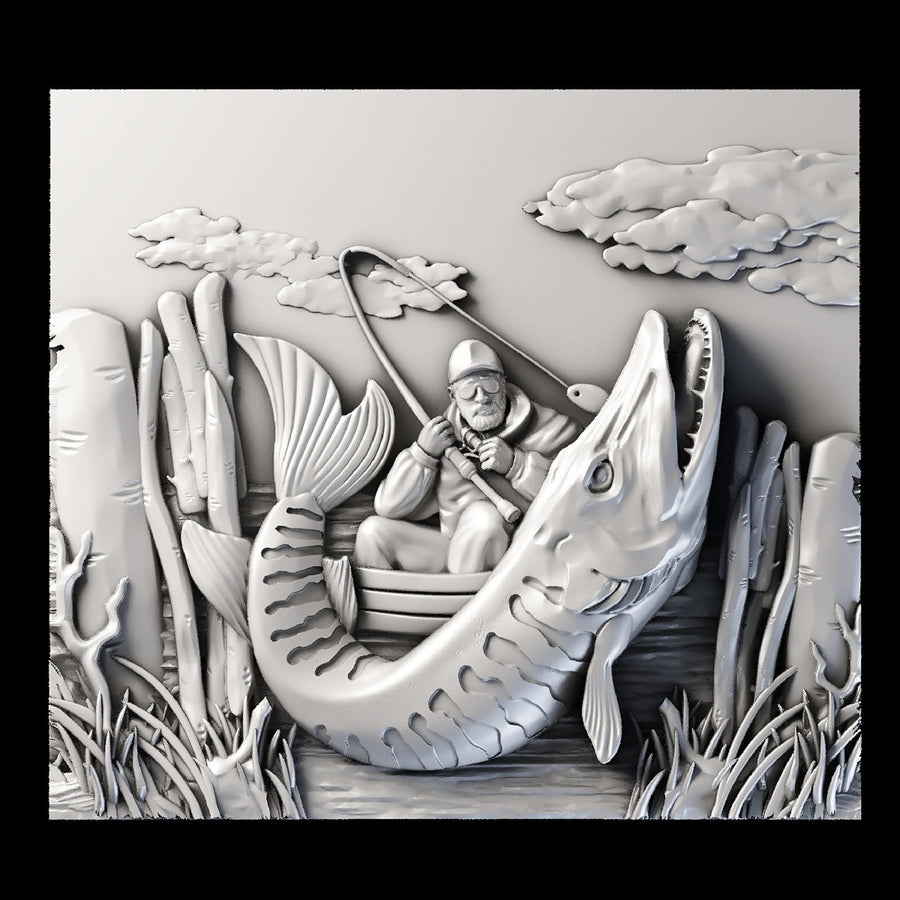 FISHERMAN 3d stl Robert