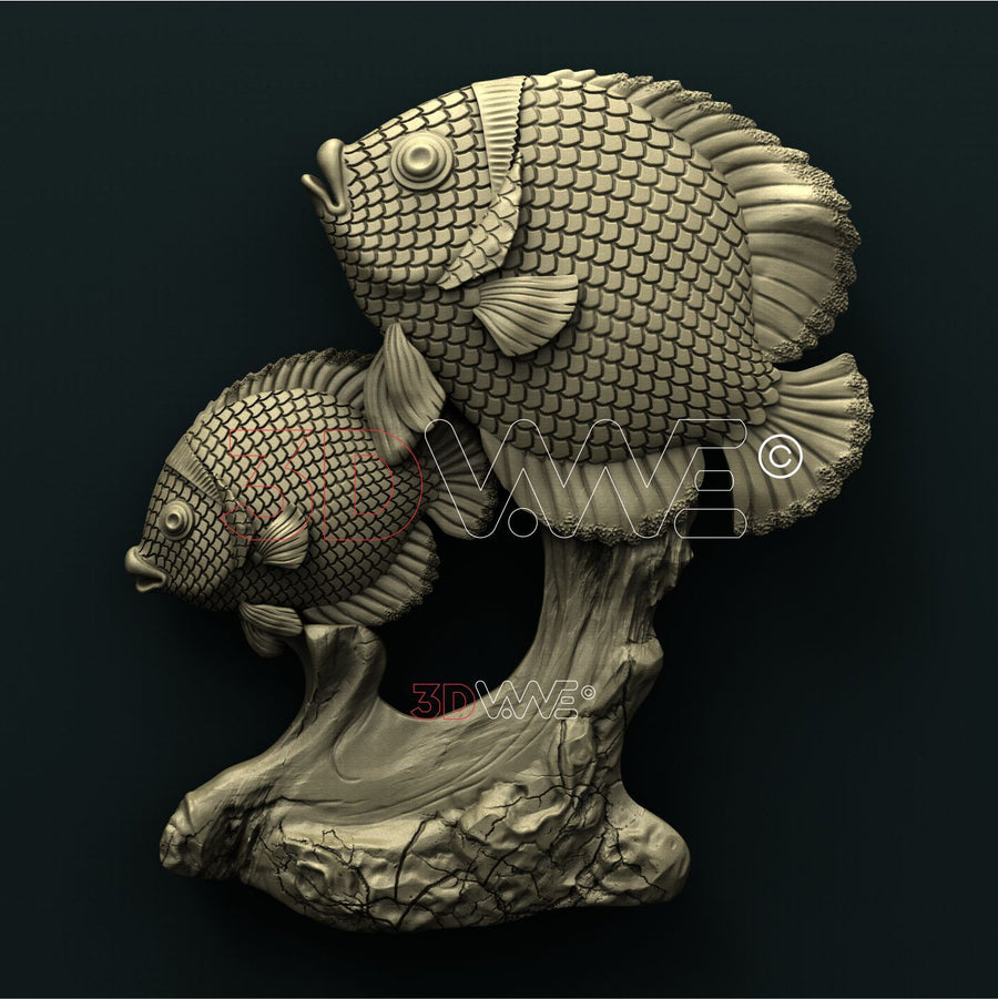 FISHES 3D STL 3DWave